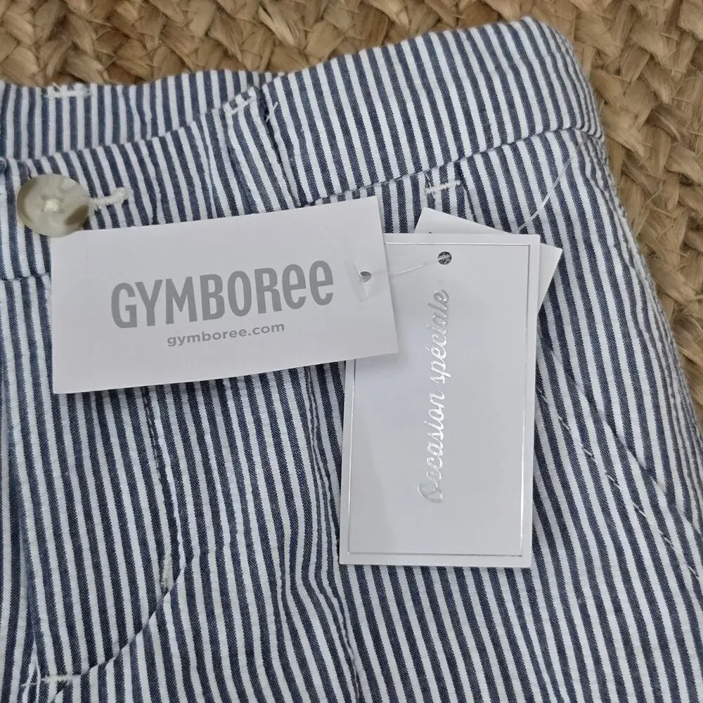 NWT GYMBOREE SEARSUCKER STRIPED PANTS Blue and White‎ Special Ocassions Size 2T